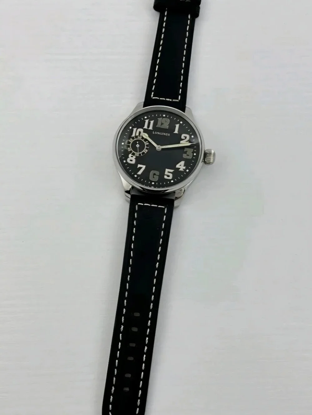 Longines Marriage Watch:  Vintage 1910 Caliber 19.70N Aviator Style Swiss Watch